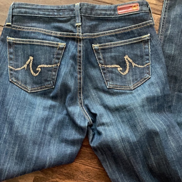 AG Adriano Goldschmied Dark Wash The Elite Bootcut Jeans new never worn - Picture 3 of 3